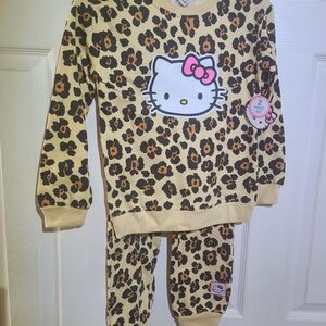 Hello Kitty Leopard Print Kids 2PC Set